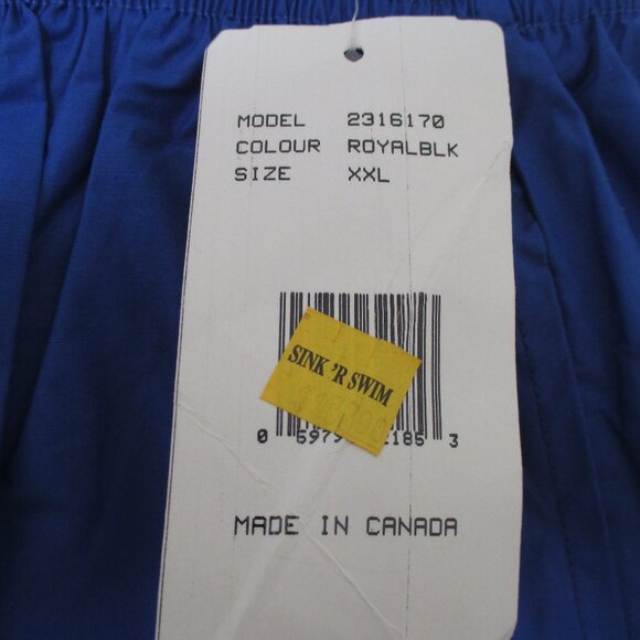 Joseph Abboud Mens Royal Blue Drawstring Fully Lined Swim Trunk NWT - Size XL* - Picture 4 of 5